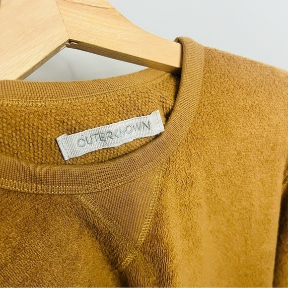 OuterKnown Curry Brown Hightide Crewneck Medium - Picture 4 of 8